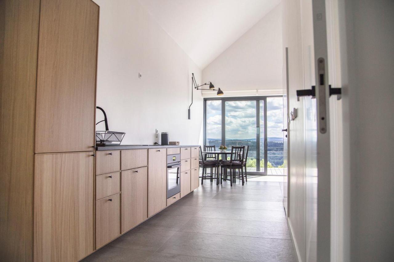 Villa Relax With Swimming Pool And Mountain View Bukow Eksteriør bilde