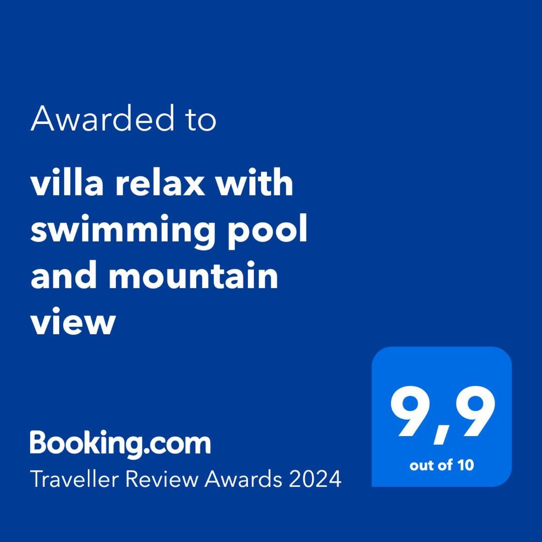 Villa Relax With Swimming Pool And Mountain View Bukow Eksteriør bilde