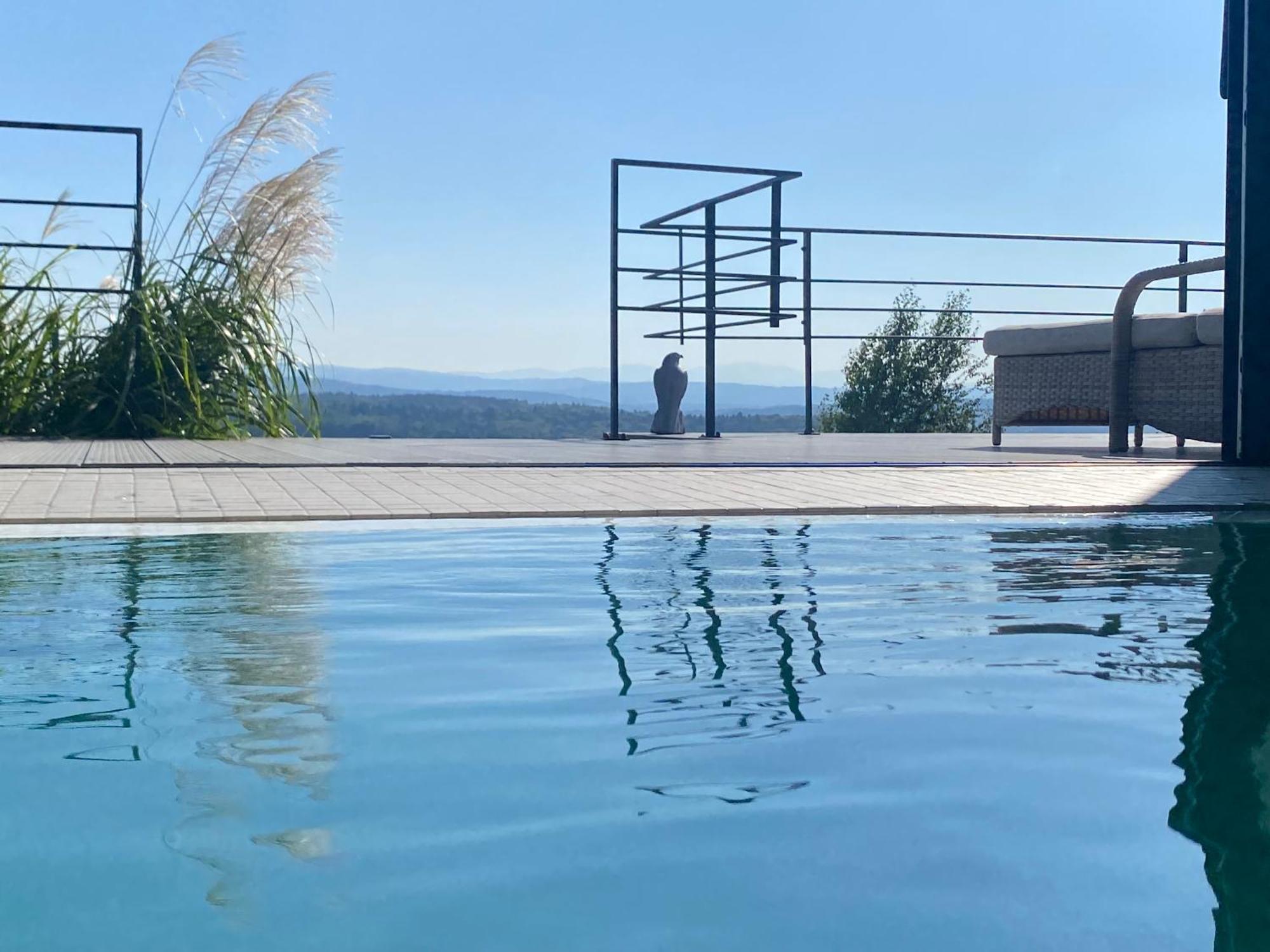 Villa Relax With Swimming Pool And Mountain View Bukow Eksteriør bilde