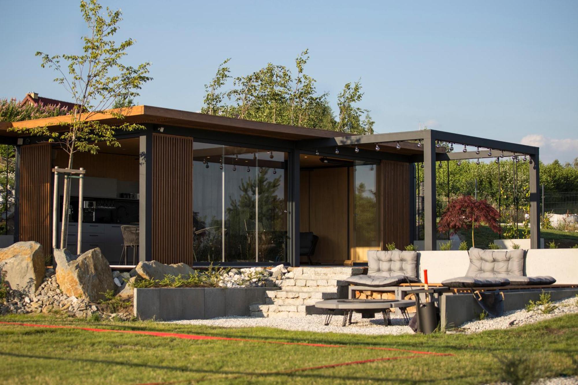 Villa Relax With Swimming Pool And Mountain View Bukow Eksteriør bilde